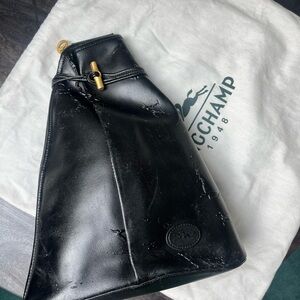 Longchamp Vintage Leather Roseau Sling Bag